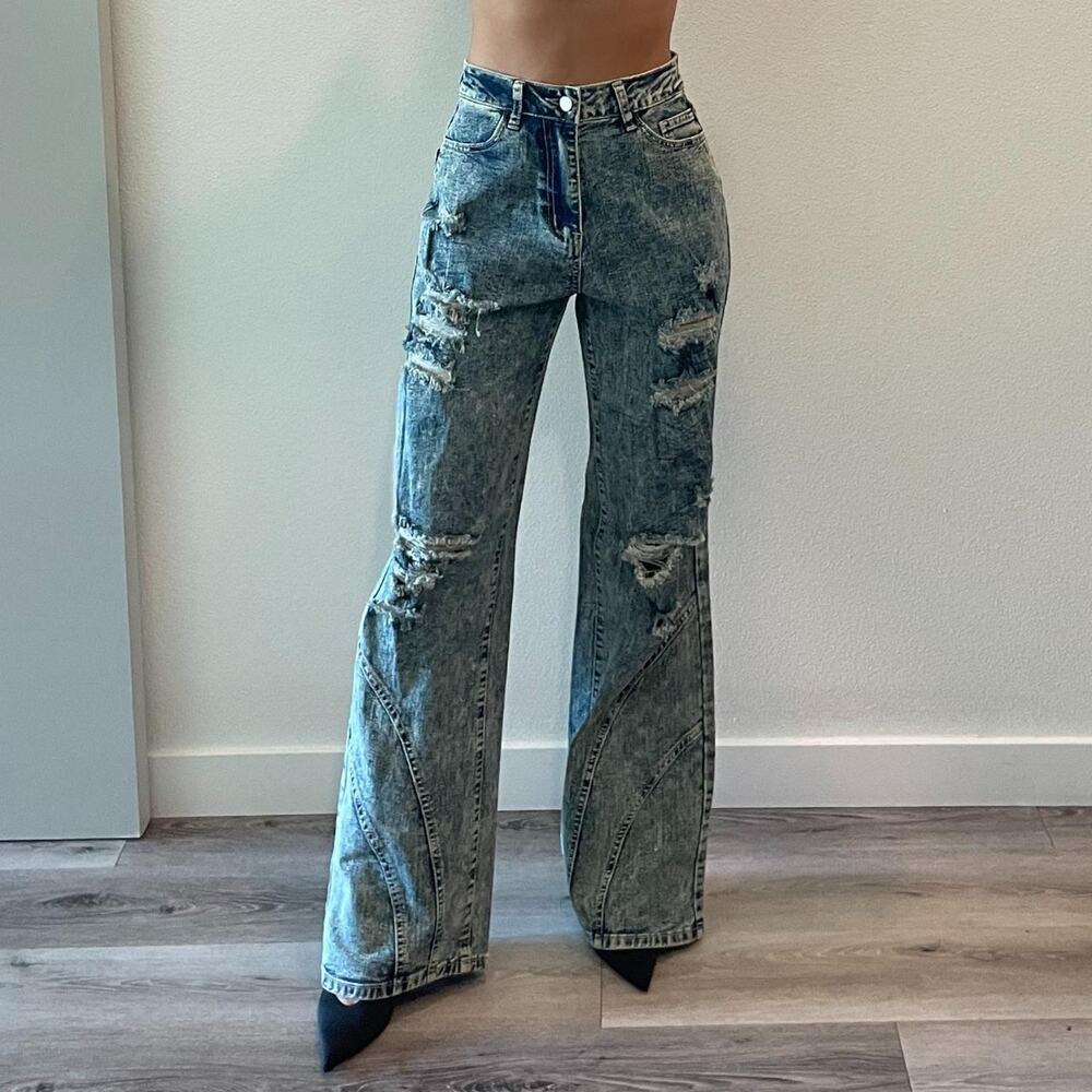 High Waist Wide Leg Jeans